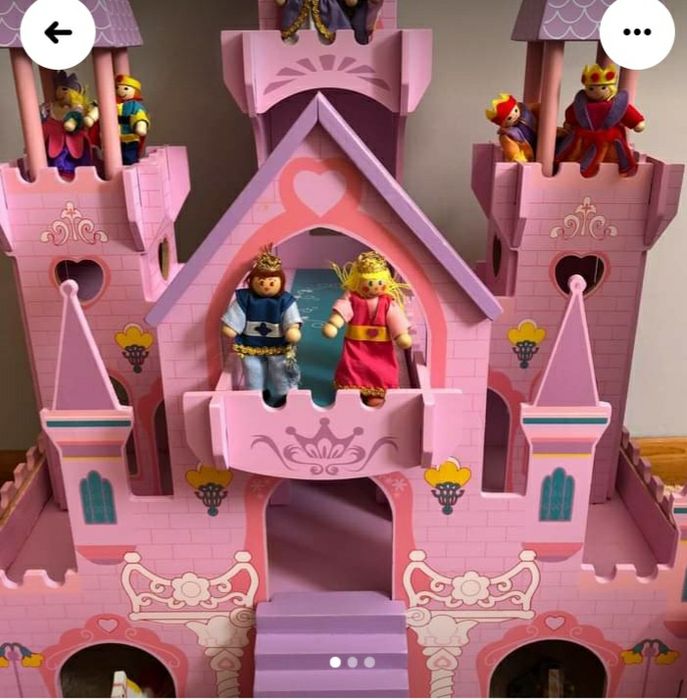 Ofertă !!! Castelul roz al prințesei (lemn)
