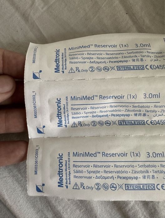 Set de infuzie MiniMed Quick Set pompa Medtronic sau MiniMed Reservoir/ rezervoare pompa insulina 3ml