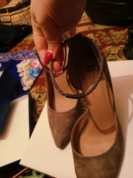 Женский туфли замша 40размер