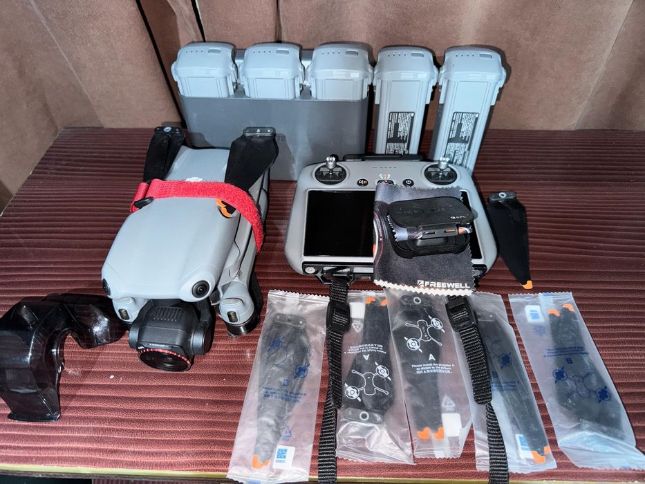 Dji air 3 Fly + RC2 + аксессуары