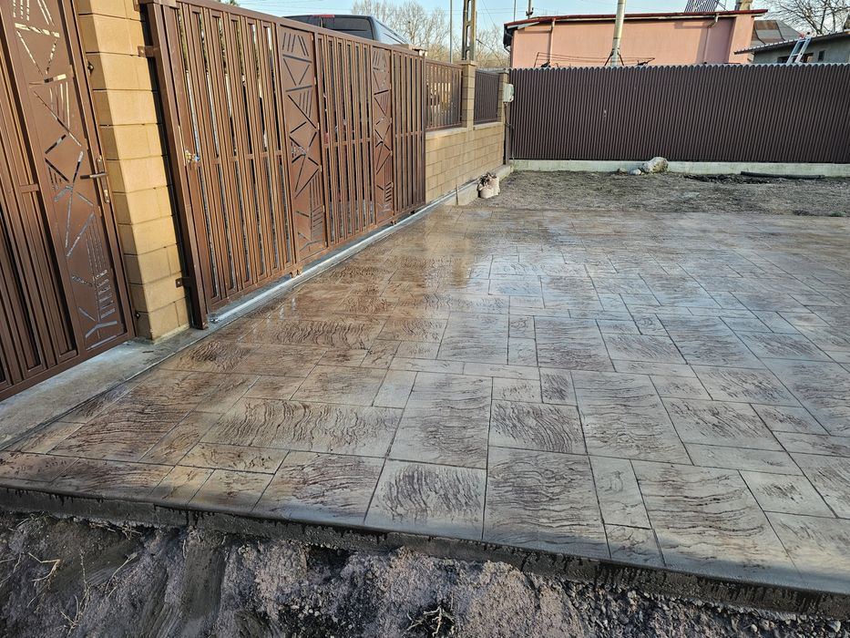 Beton amprentat si elicopterizat
