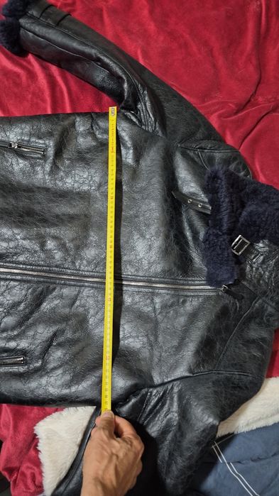 Sherling piele naturala cu lana de oaie