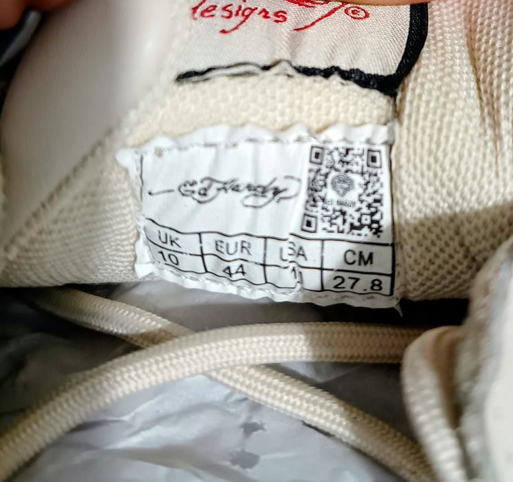 Vând adidas originali din piele ED HARDY nr.43