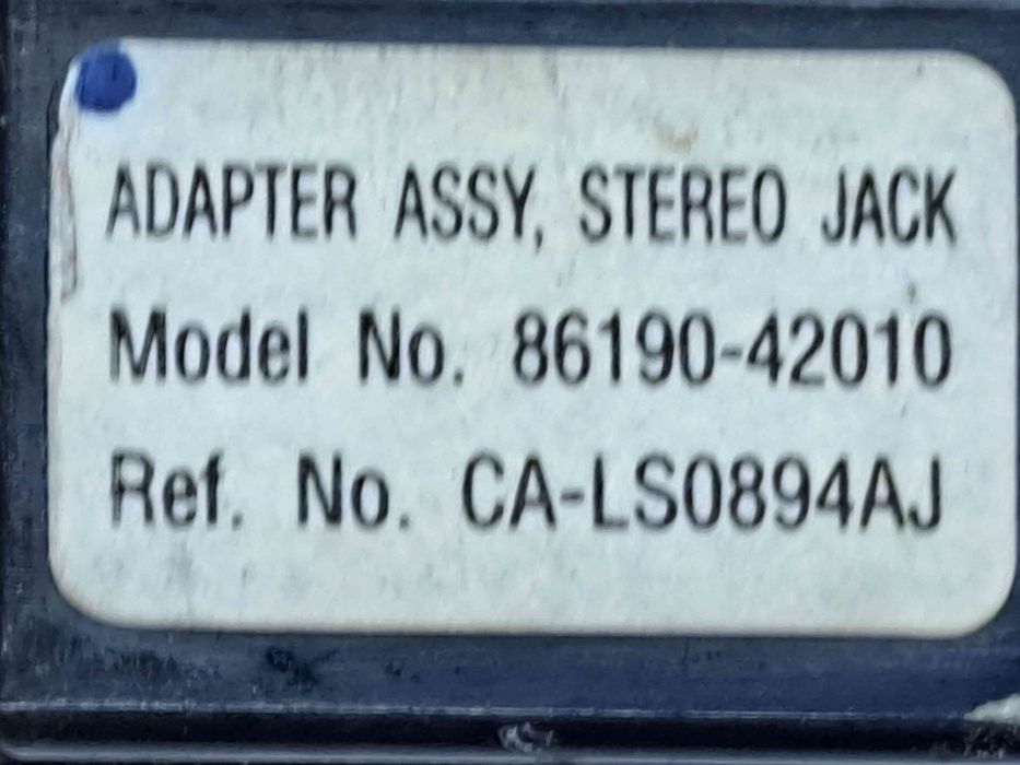 Conector auxiliar USB Toyota Rav 4 III (ACA3, ACE, ALA3, GSA3, ZSA3) [