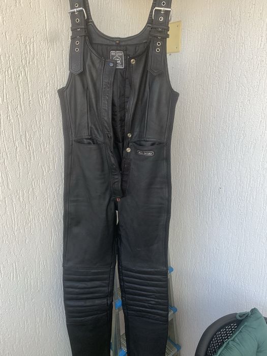 Salopeta piele Biker
