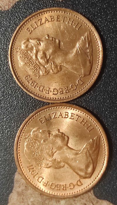 Монети Великобритания(aUNC) > Кралица Елизабет II - 11 бр.