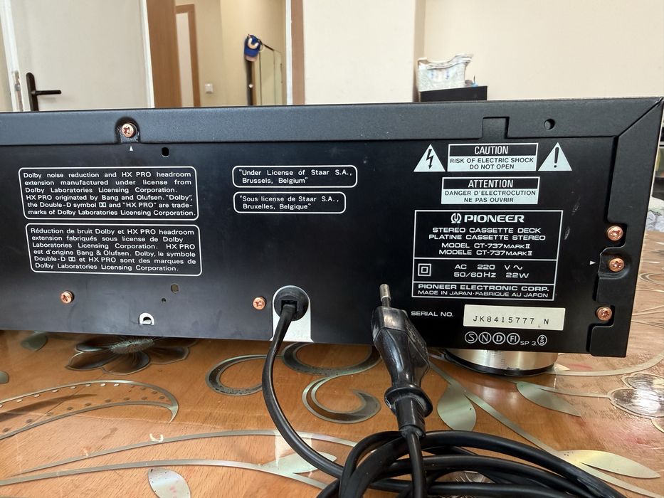 Pioneer CT-737 mk2 Като нов