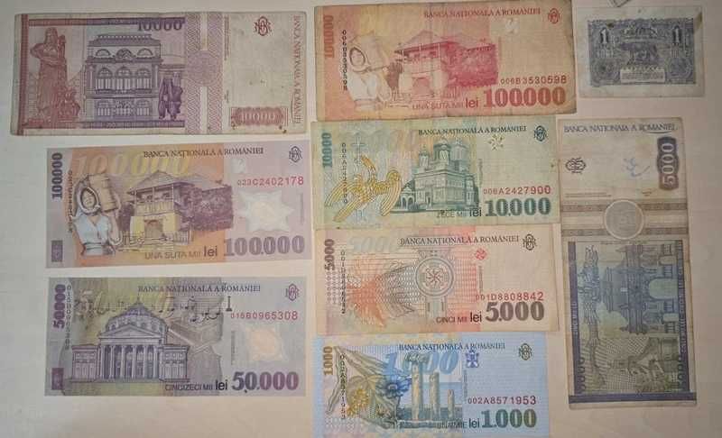 Lot bancnote Romania