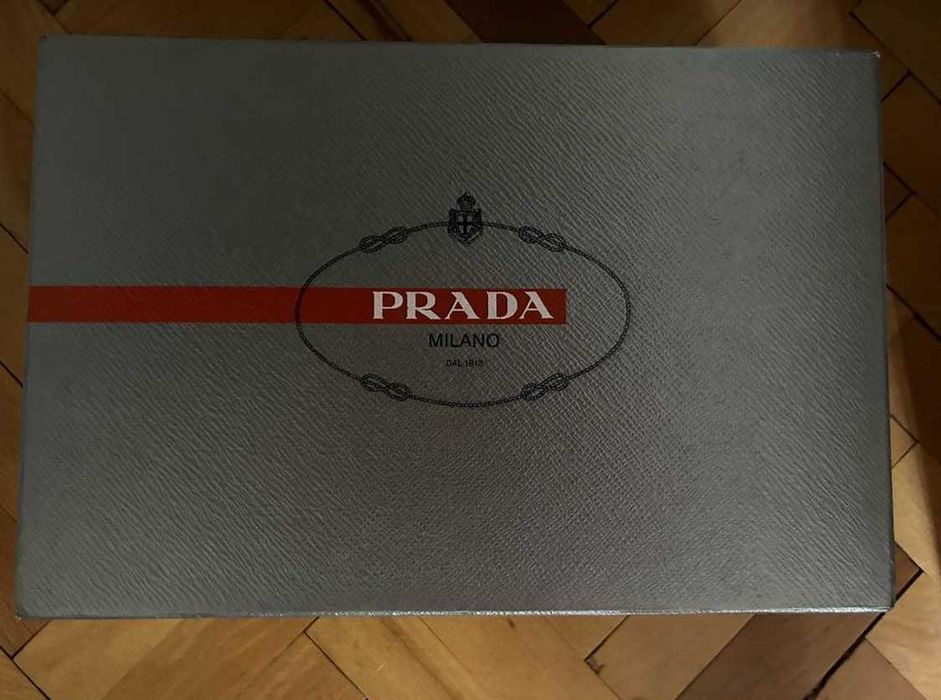 Сандали Prada, кожа, черни, 38.5