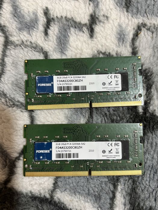 Kit 16GB RAM (2x 8GB) DDR4 3200MHz SODIMM Foresee (Laptop)