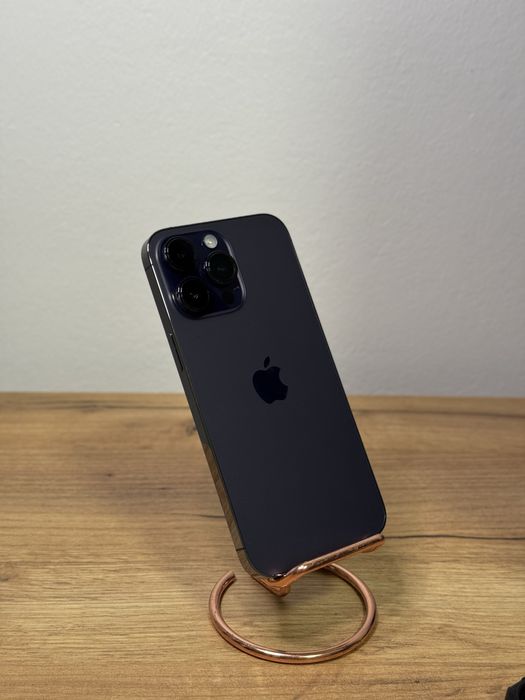 iPhone 14 Pro Max Deep Purple 93% impecabil + Husa / cablu