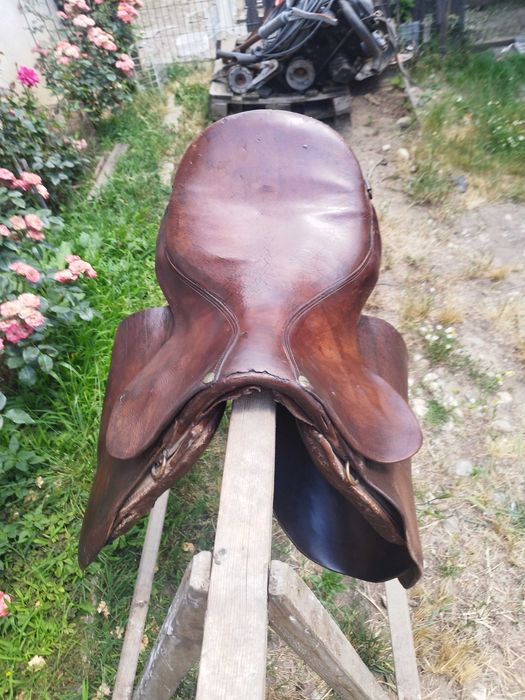 Șa de piele originala echitație călărie