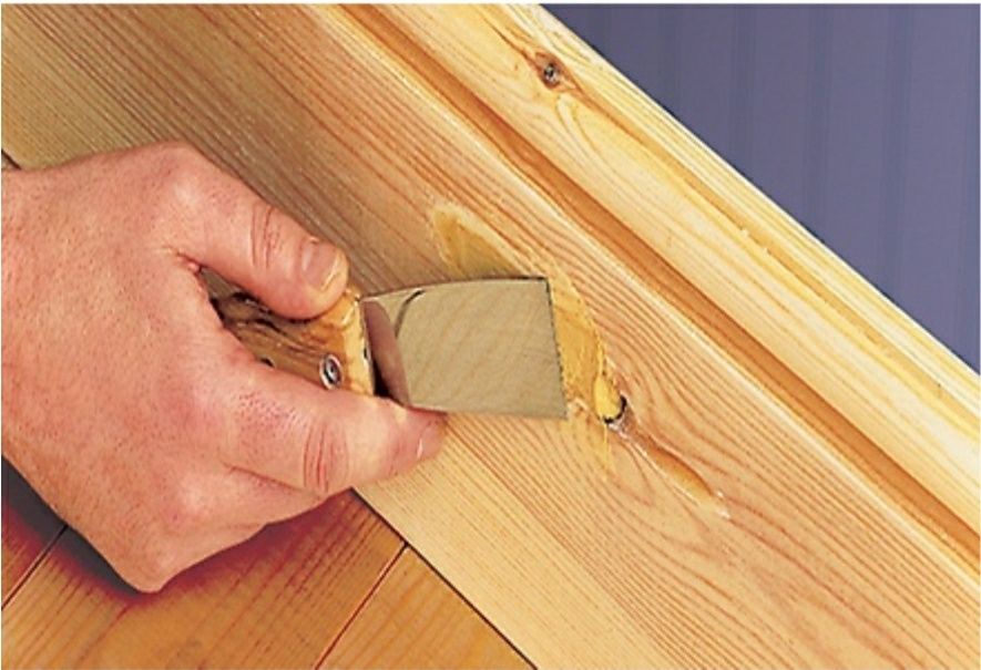 Шпатлевка по Дереву