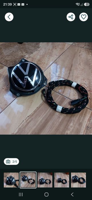 Camera marsalier mers inapoi originala golf 8 passat b8 golf 7 arteon