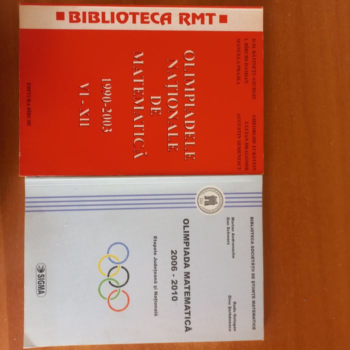 Cărți de mate pentru pregatirea olimpiadelor