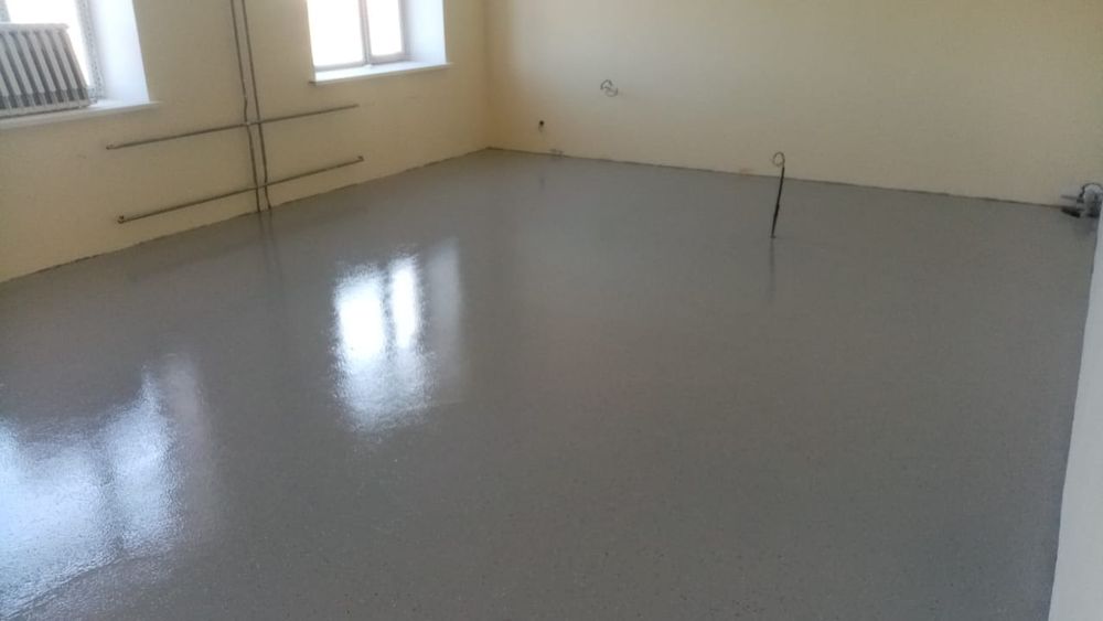 Полимерные  краска пол