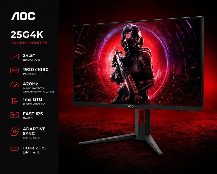 Игровой монитор AOC 420 герц