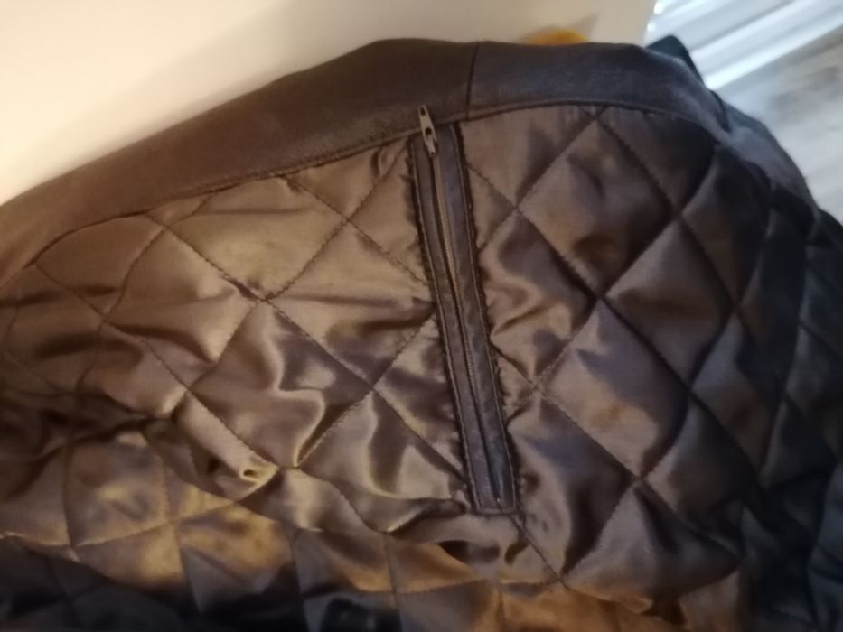 Яке от естествена кожа