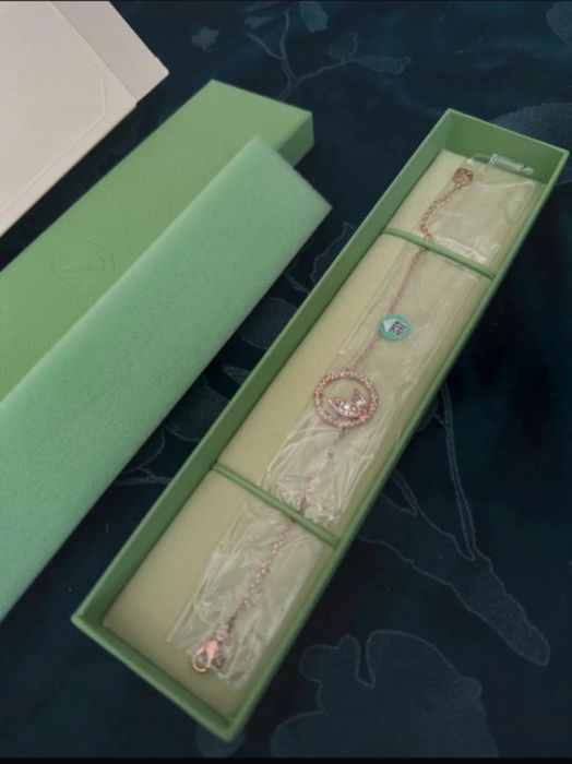 Vand bratara Swarovski rose gold