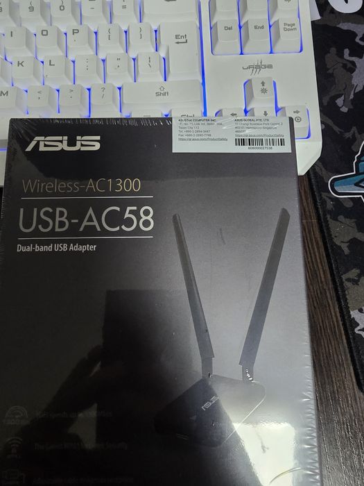 Adaptor Wireless ASUS USB-AC58, AC1300
