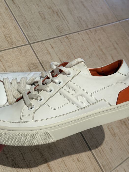 Hermes маратонки 37 естествена кожа