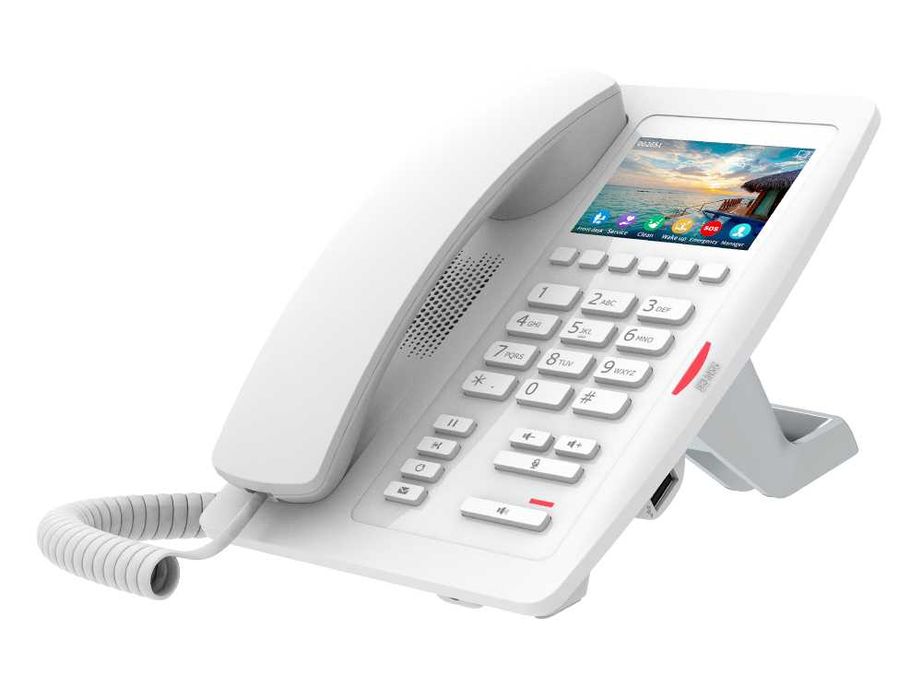 < IP - телефон Fanvil H5W Wi-Fi Black / White
