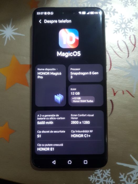 De vânzare  Honnor Magic 6  Pro