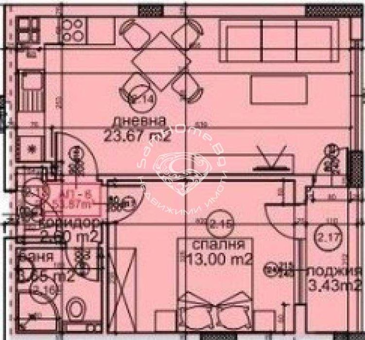 Продава се Двустаен апартамент в Варна, Бриз - 65 кв.м за 1790 €/кв.м - Снимка #2