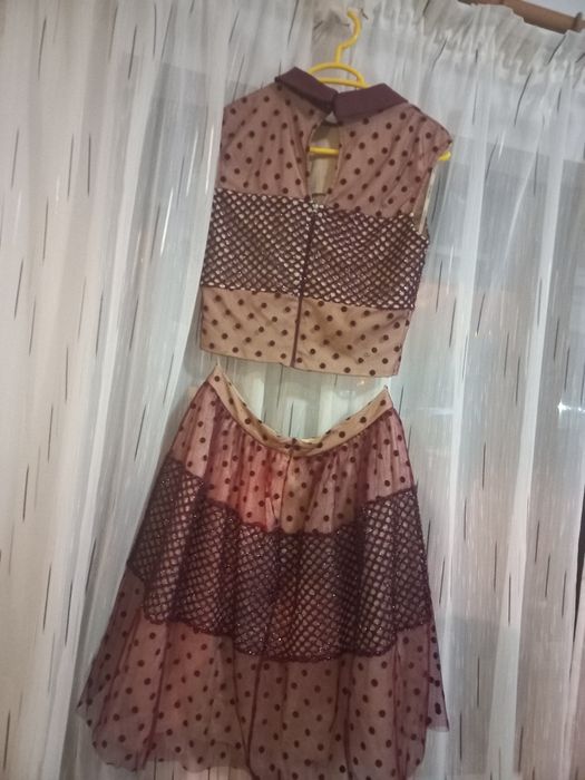 Rochie midi eleganta din doua piese