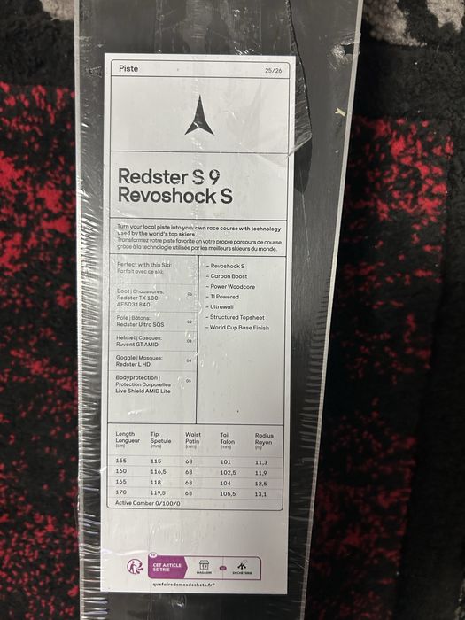 Vand schi atomic s9 1,65 si 1,60