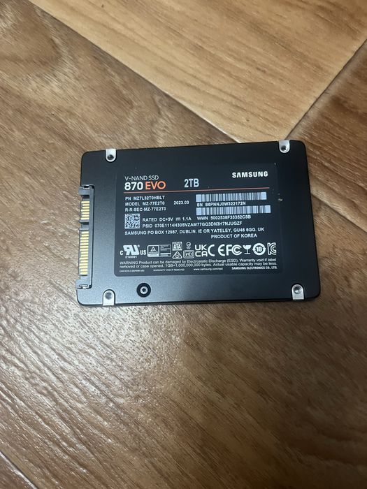 Ssd samsung обьем 2 tb