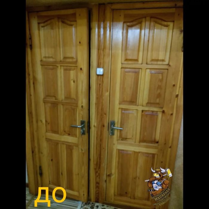 Покраска дверей и мебели