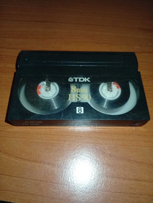 caseta video tdk 8mm hs90