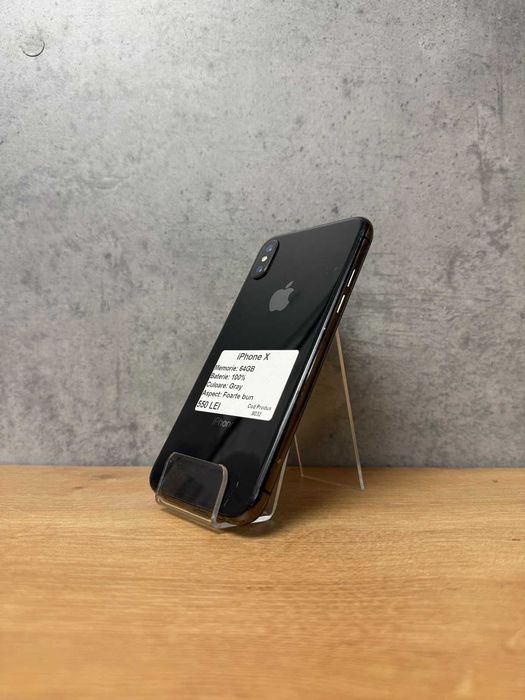 ZAP AMANET Gara de Nord - iPhone X - 64GB - Gray - 100% baterie