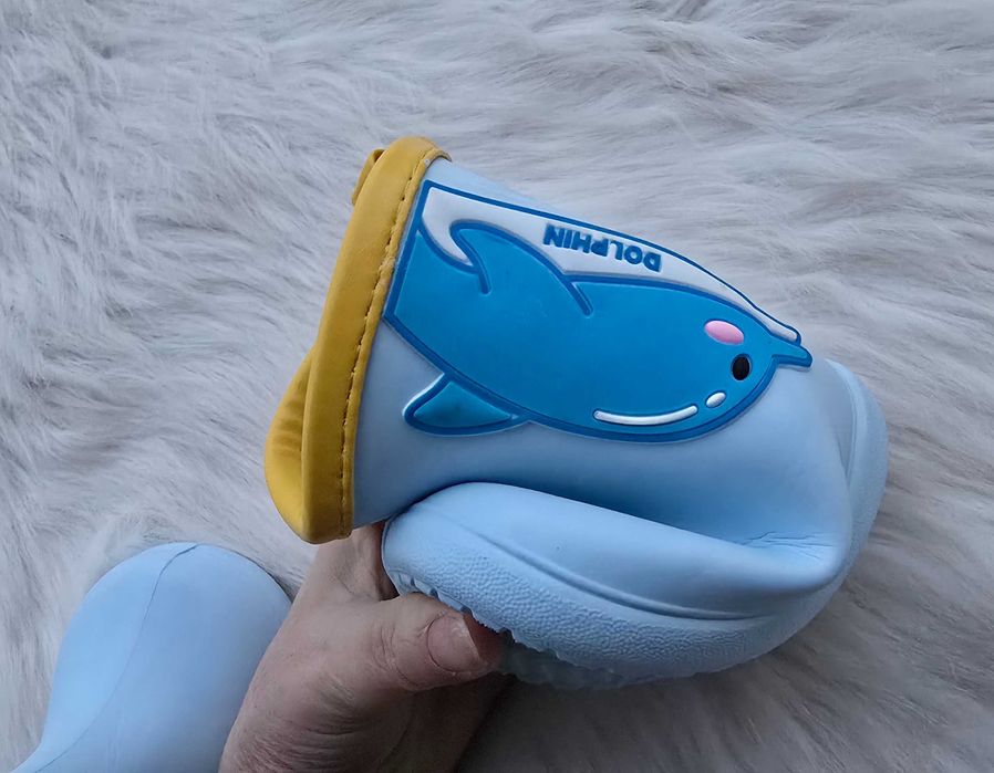 Детски боси гумени ботуши №22 - НОВИ