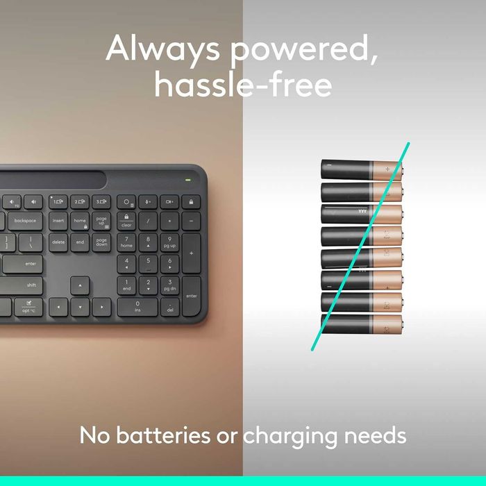 Соларна клавиатура Logitech K980 Bluetooth Logi Bolt