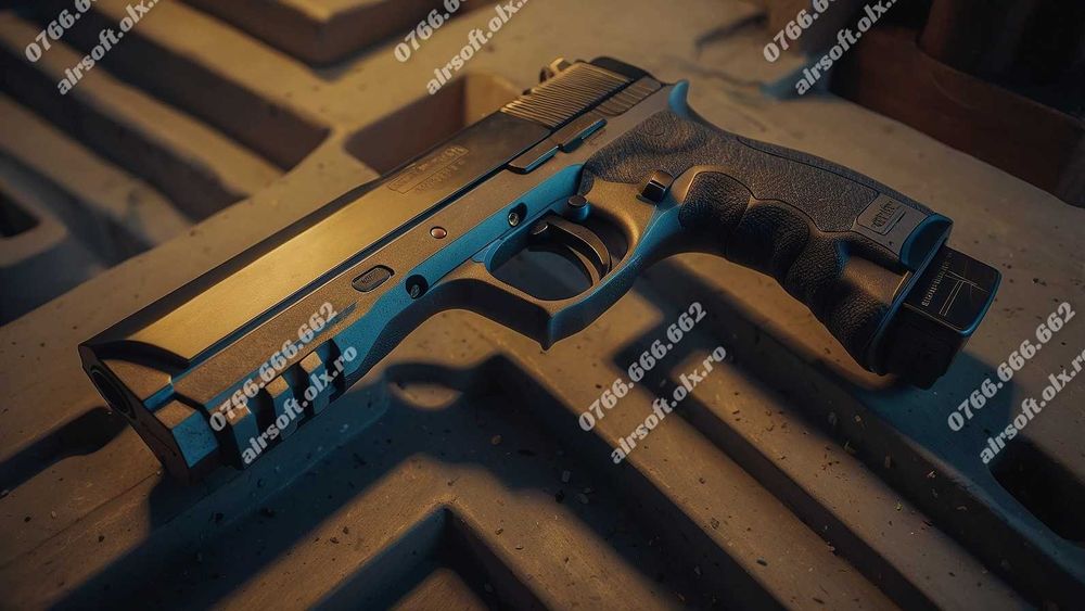 (PESTE 20 JOULI!!) Pistol Co2 Cu Bile De Cauciuc - 201 M/s - HDP 50