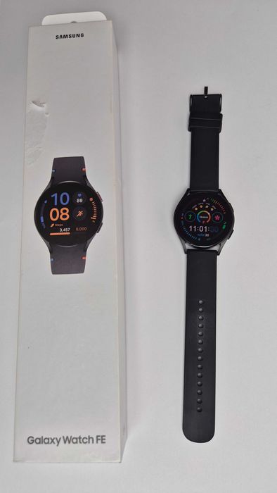 Samsung Galaxy Watch FE Black, impecabil, cutie originală