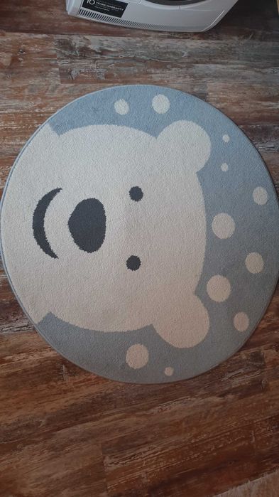 Тъкан килим МАГНОЛИЯ 648 l.blue КРЪГ 120см диаметър