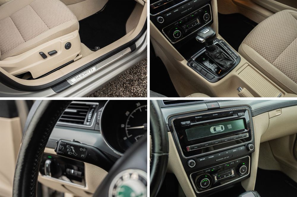 Skoda Superb -aut - scaune incalzite - senzori parcare - credit auto