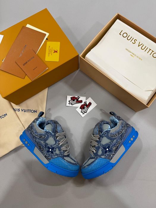 Louis Vuitton Trainer Skate Albăstri Calitate Superioara