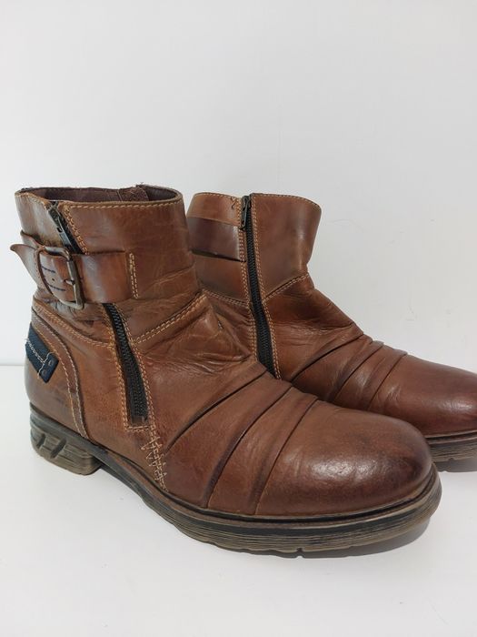 Ghete Bugatti piele maro