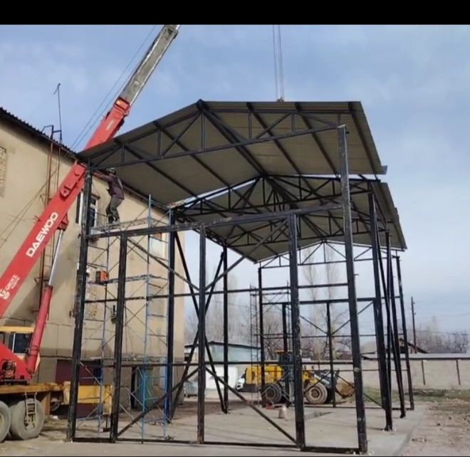 Svarchikmiz 10kishilik brigadamiz metal ishlarini bajaramiz