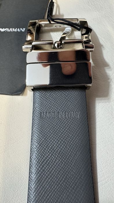 Curea Piele Emporio Armani doua fete 120 cm (ajustabila)