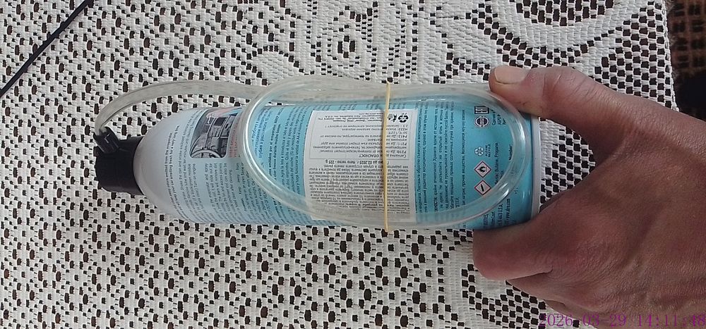 Почистващ спрей за климатик за кола