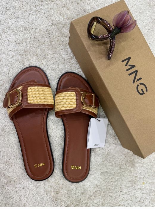 Шлепки Zara и Mango