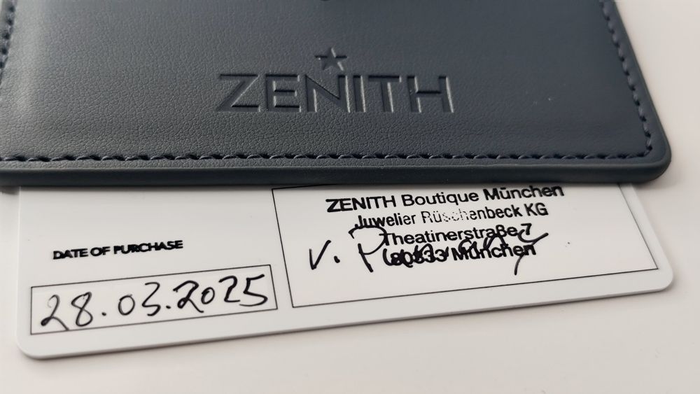 Zenith Chronomaster Sport Black (2025) • Пълен комплект + 2030 +каишка