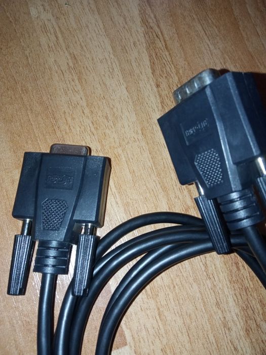 Нуль-модемный кабель RS232 DB9 COM папа-мама 1.8м - Кабели Астана на Olx