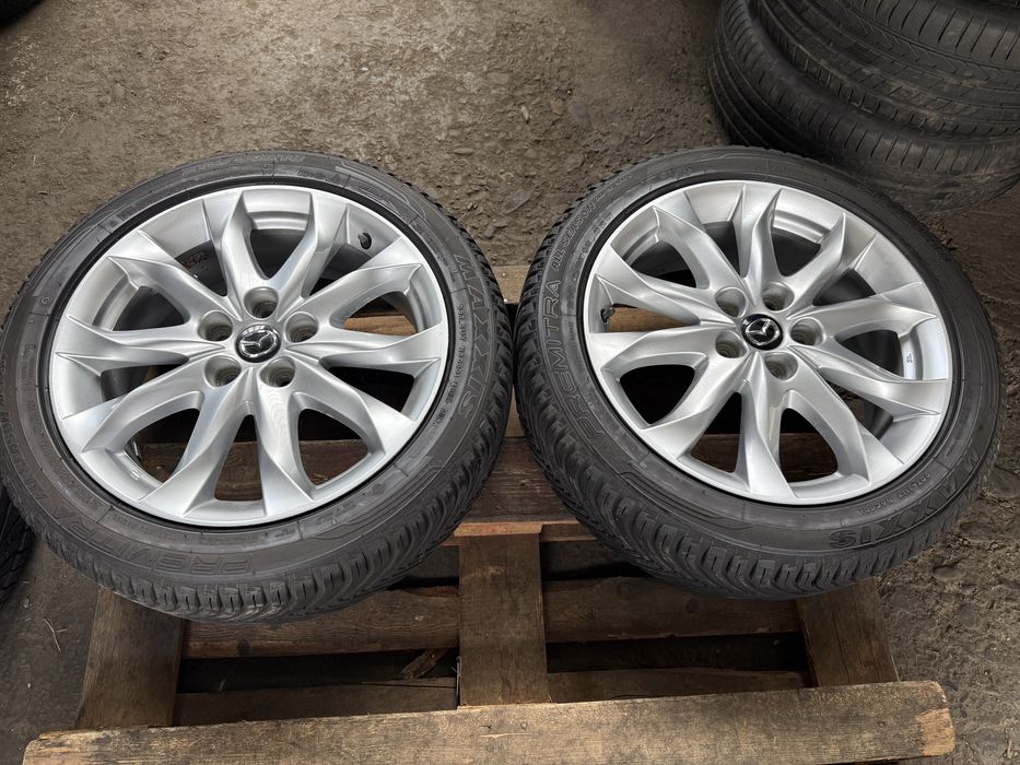 Jante originale Mazda 3, CX-3 echipate cu anvelope M+S Allseason 215/50 18