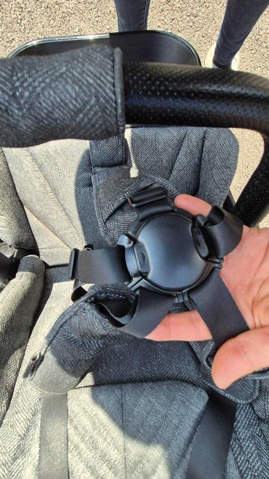 Количка Venicci Upline Slate Grey 2в1  Britax Römer Baby SafеPrо